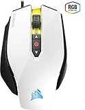 CORSAIR M65 Pro RGB - FPS Gaming Mouse - 12,000 DPI Optical Sensor - Adjustable DPI Sniper Button - Tunable Weights - White