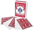 Magic Makers Bicycle Blank Face Red Back Deck