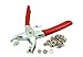 Snap Fastener Tool - with 108 Snaps Designed for Setting Back Pieces Without Having to Cut Holes in Material-Rubber Tips Help Keep Studs&Backs in Place for Centering&Crimping