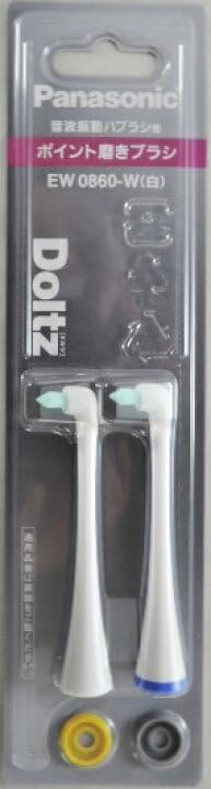 パナソニック EW0860-W Doltz(ドルツ)専用 ポイント磨きブラシ 白 2本入 EW0860W商品画像