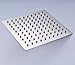 Rozin Chrome Bathroom Rainfall Shower Head 8-inch Square Top Spray