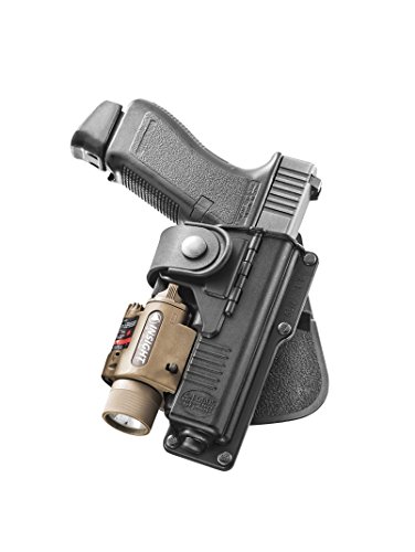 Fobus HS 2000 (BHP) Police Belt Holder Hand Gun Pistol For a Tactical accessory mounted Holster + Double Magazine Pouch, Model: RBT19-LS-BHP, Concealed Carry, Lite/Light Tactical Use Holdster