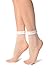 LissKiss White Fishnet Ankle High Socks - Socks