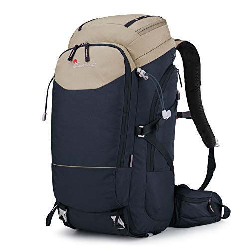MOUNTAINTOP 50L Internal Frame Backpack Hiking for Men Women with