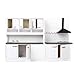 iraintech 1/12 Scale Dollhouse Furniture Wooden Kitchen Set Furniture Accessories for Kids Dolls Gift Classic Toys