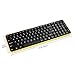 Wireless Keyboard and Mouse - Jelly Comb K025 Compact 2.4Ghz Wireless Keyboard Mouse - Whisper Quiet Keyboard and Mouse Combo- Compatible with PC Laptop Windows 7/8/10-Updated (Yellow)