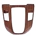 Saihisday Peach Wood Grain Inner Gear Shift Panel Cover Water Cup Holder for Honda CRV CR-V 2017 2018 (Gear Shift Panel Cover)