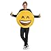 Disguise Unisex Smile Emoticon Emoji Adult Costume, Yellow, One Size
