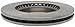 ACDelco Silver 18A2459A (19287389) Non-Coated Front Disc Brake Rotor