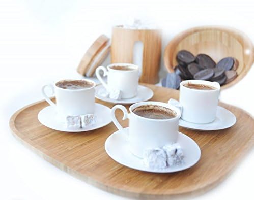Bambum Macchiato – Nuts, Appetizer, Snack, Coffee, Tea and Breakfast Bamboo Plate - Small Triangle Tray