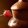 Global Gourmet Chocolate Fountain Mini Fondue Set with Party Serving Tray Included | Electric 3-Tier Machine with Hot…