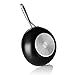 TECHEF - Onyx Collection, 12-Inch Nonstick Flat Bottom Wok/Stir-Fry Pan - PFOA Free, Dishwasher and Oven Safe, Made in Korea