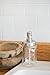 Nicole-Rhea Mason Jar Soap Dispenser/Lotion Dispenser (Includes Satin Brushed Soap Pump, Canning Style Lid and Clear Ball Brand Glass Mason Jar) Model 10-102SC