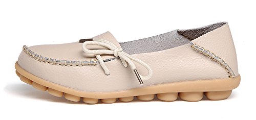 venuscelia women's natural comfort walking flat loafer
