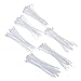 1000 Pack,4 Inch Outus Nylon Cable Mini Zip Ties Clear White Small Cable Ties Self-Locking