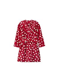 Hatley Fuzzy - Albornoz de forro polar para niña