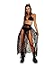 iHeartRaves Black Eden Floral Lace Sheer Maxi Skirt (Medium)