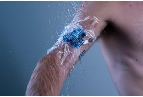 Shower Shield Catheter Water Barrier, 7 L x 7 W by Shower Shield, Clear, 17.78x17.78 cm (Pack of 7) - Image 5