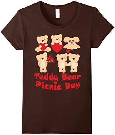 Women's Tenth July - Teddy Bear Picnic Day Small Brown
