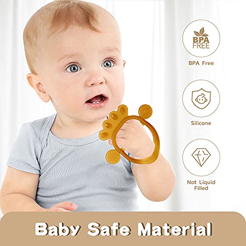 Termichy Teething Toys for Babies 06 Months, Soft Baby Teether for