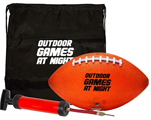 image for Outdoor Games LED Football with Pump and Bag - Light Up The Night with