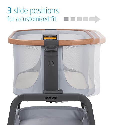 MaxiCosi Iora Bedside 4 Height Positions to Choose from