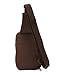 Youngerbaby Cool Outdoor Sports Casual Canvas Unbalance pack Crossbody Sling Bag Shoulder Bag Chest Bag for Men