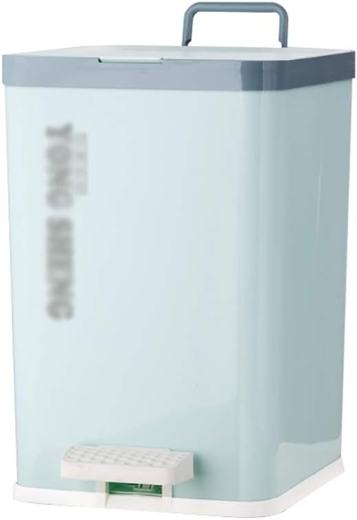 SFF Bote de Basura de plástico Rectangular Cocina Paso, el Pedal con la