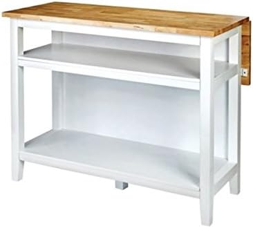 For Living Kitchen Island With Folding Leaf Amazon Ca Home Kitchen