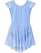 JEE.MDNMD.OO Girls' Flutter Sleeve Skirted Leotard