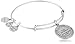 Alex and Ani Star of Venus III Expandable Rafaelian Silver Bangle Bracelet