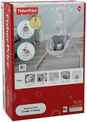fisher price cradle n swing elephant