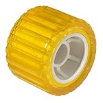 Tie Down 86277 Amber 4" PVC Ribbed Wobble Roller