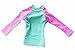 Jojobaby Kid Girl's Two-Piece Long Sleeve Swimsuits Bathing Suit UPF 50+ Blue