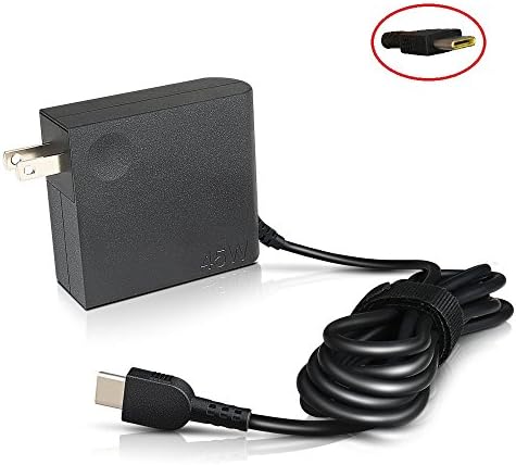 45W USB-C AC Power Adapter For Asus ZenBook 3 UX390 UX390U UX390UA UX390UA-XH74-BL; ASUS T303UA Transformer 3 Pro; Asus 90XB03UN-MPW020; ASUS Chromebook Flip C302 C302C C302CA C302CA-DHM4, C213