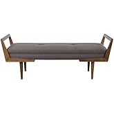 Uttermost Waylon - 59.25 inch Mid-Century Modern Bench