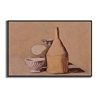 Framed Canvas Wall Art Still Life by Giorgio Mordian Canvas Prints Home Artwork Decoration for Living Room,Bedroom - 16x24 inches