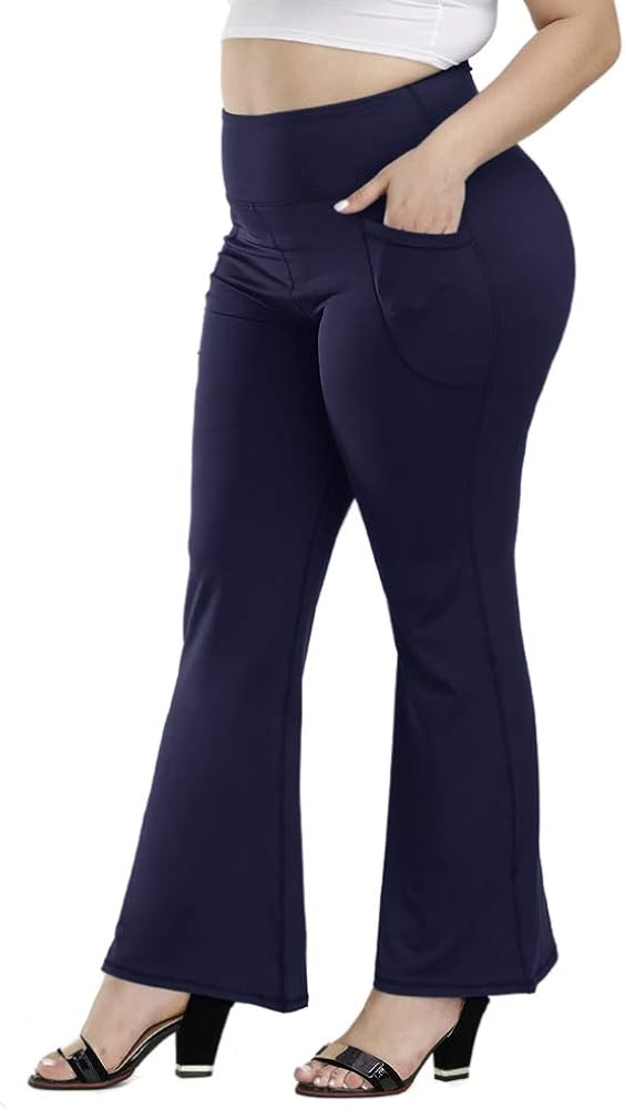 plus size bootleg yoga pants