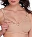 Cake Maternity Croissant Soft Wire Nursing Bra for Breastfeeding, Full Cup Flexi Wire Supportive Maternity Bra, 38G UK/ 38I US, Nude
