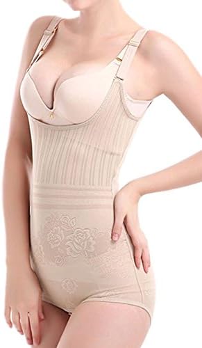 Orlando Johanson New Women's Slimmer Body Control Shapewear Bodysuits Wear Your Own Bra XS,Apricot Comfortable