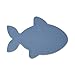 HARMONY Fish-Shaped Rubber Blue Placemat for Cats, 20″ L X 13.75″ W, Mediumthumb 2