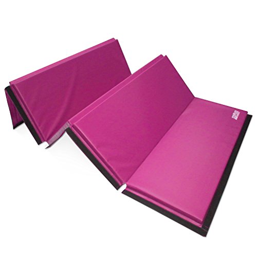gymmatsdirect Gymnastics Mat Folding Tumbling Exercise Mat - 2" 4" Thick Folding Gym Aerobics Mats Kids Home Yoga Mat, Multiple Color/Size Choice - Thumbnail 2
