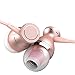 EYEKOP E2 Headphones Earphones, in-Ear Wired Earbuds Magnetic Metal Stereo Earphones for Running with Mic (Rose Gold)