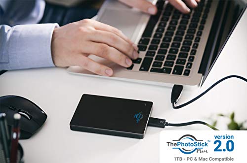 image for ThePhotoStick Plus 2.0 for PC and MAC Laptops and Computers, 1TB Backu