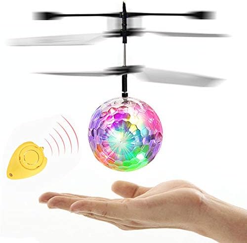 Maonet Toy for Boys and Girls,❤❤Flying Ball Toys,RC Ball Infrared Induction Mini Aircraft Flashing Light Remote Toys for Kids (White)