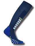 Eurosocks  Silver Supreme Sock, Navy, Medium