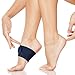 Padded Arch Support Compression Wrap With Adjustable Velcro Strap by Foot Bliss. For Arch Pain, Plantar Fasciitis, Foot Pain, High Arches, Flat Feet, Heel Spurs, w/Gel Pad to Relieve Aches/Pains PAIR