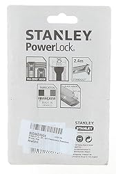 Stanley 0-33-527 8m Power Lock Tape with Blade Armor