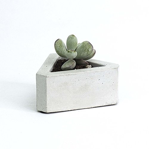 Nicole Flower Pot Silicone Mold Triangle Concrete Mould for Succulent Plants Handmade Home Decoration Tool