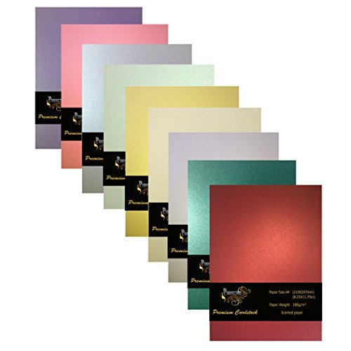Perfectos Premium Cardstock 25 Sheets pearl Double Sided Cardstock